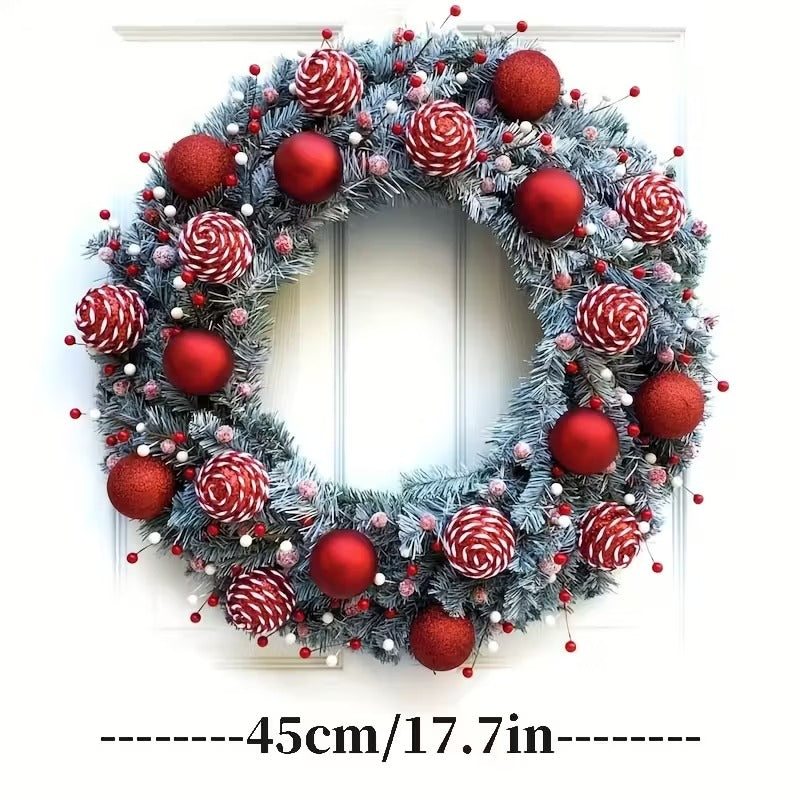 Christmas Candy Cane Wreath